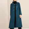 Cappotto double-face in lana da donna 2023 Lungo autunno e inverno da donna Temperamento di lana di alta moda da donna Giacca a vento da donna 953