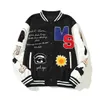 Men's Jackets Brand Green Baseball Men Embroidery Patchwork Letter College Varsity Jacket Vintage Bomber Coat Couples M-2XL Streetwear 230511