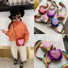 Borse portaoggetti Baby Kids Girls Zaino in pelle PU Borsa a tracolla casual per bambini Borsa a tracolla Messenger Cute Coin