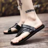 Män hög trend sommar sandaler kvalitet slipers skor utomhus strand eleganta tofflor nonslip flip flops stor storlek 3847 230509 48435