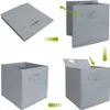 Cestas de almacenamiento Organizador de armario BasketBoxBinShelf | Cajones plegables del cubo de la tela no tejida del cubo Cestas 230510