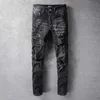 Jeans de créateurs Jean Amirres Denim Hommes Pantalons NOUVEAU US Loisirs Hip Hop High Street Usé Lavé Moucheté Peint Slim Fit Jeans pour Hommes # 698 HX1N