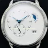 TW 1-90-02 Pano Luxury Mens Watch Cal.90-02 Storlek 40mm 316L Fine Steel Cast Sapphire Glass Mirror. Formell affärssammanträde