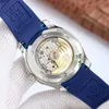 Élégants montres de poignet pour hommes de luxe P T PLI 5167 HOMMES AVEC DIAMANT AUTALATIQUE CHOSE MÉCANIQUE COULEUR BLEU de haute qualité