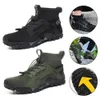 Hiking Footwear caminhadas anti-skid trabalho segurana resistente ao desgaste fcil limpo elstico corda cadaro livre acessrios P230511