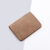 Plånböcker män/kvinnor mode plånbok id/hållare för män multi-kort väska tvåfaldig liten svart/grå myntväska