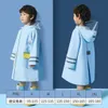 Rain Gear QWE123 Raincoat Children Rain Poncho Boys Girls Poncho With Schoolbag Child Thighted Windbreaker Raincoat Rain Poncho 230511