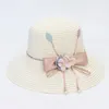Cappelli larghi cappelli da spiaggia con cappello elastico Sun sottile sole femmina Summer Shade Bacino