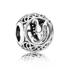 Baofu 925 Sterling zilveren kralen letter a-z ronde holle kralen geschikt voor Europese dames en koppels herdenkingsnaam armband DIY sieraden