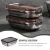 Dinnerware Sets Metal Lunch Containers Snack Bento Box Picnic Salad Fridge Fresh Kids Office Boxes Japanese
