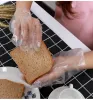 100pcsbag Plastiska engångshandskar Skyddande matberedningar för kök matlagning Rengöring Mathantering Kökstillbehör