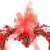 Fleurs décoratives Artificielle Saint Valentin Guirlande Coeur Pour La Fête De Mariage Anniversaire Décor Rustique 2023