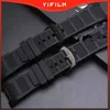 Le bracelet de montre en silicone importé pour hommes convient au bracelet de montre American Engineer IW323601 IW376501 IW322503