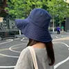 Stingy Brim Hats K174 Bucket Hat DoubleDed Panama Hat Womens Bucket Hat Panama Sombrero Summer Antiuv Sun Visor Sun Hat Sun Protection Cap 230511