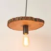 Pendant Lamps Modern Simple Lamp Nordic Creative Bar Counter Wooden Led Light Shop Dining Room Retro Single Head Hanging