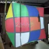 Custom Inflatable LED Lighting Magic Cube Model Hanging Magic Cubic with White Lights for Party Decoration or Nightclub