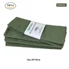 Table Napkin 12Pcs Christmas Green Red Cloth For el Polyester cotton Wedding party Dining Decoration Towel 230511