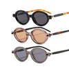 Zonnebrillen mode ovale zonnebrillen mannen 2023 vintage klein ronde frame zonnebrillen mannelijk luxe merk retro rijden gafas de sol hombre 230511