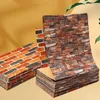 Party Decoration 3D Wall Sticker 70cmx2m Kontinuerlig retro Imitering Brick Paper Self Lime Waterproof Covering Living Room Decor 230510