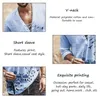 Men's Casual Shirts Men'S Hollow Out Linen Oversized Shirt Summer Male Sexy Deep V Neck Bandage Men Clothing Solid Color Chemise 230511