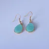 Dangle Earrings Aretes Sale Tin Alloy Earings For Women Luxury 2023 Fashion Vacuum Test Hall Color Acrylic Female