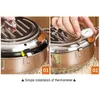 Bakeware Tools Fried Chicken Temperaturkontroll Multifunktionell kökoljecylinder med lock matlagning Hemkruka Easy Clean Deep Fryer