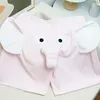 Kvinnors shorts rolig tecknad 3D elefant unisex loungewear plysch djur bekväm lounge sömn kort byxa födelsedag present