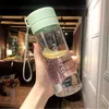 800 ml/600 ml de grande capacidade esportam suco de limão de frutas bebedora de bebida infuser transparente garrafa de água plástica portátil