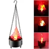 Nattljus 3D Simulering Flame Light EU/US/AU/UK PLICK HANNING Novel Lamp Home Decoration Jump Fire for Christmas Halloween