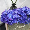 Decorative Flowers 10pcs Lavender Artificial Hydrangea Flower Head Fake For Wedding Ceremony Centerpieces Decorations With Stems