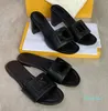 Designer Women Slippers Sandal Slides Flat Flip Flops Black White Yellow Slipper Shoe Summer Beach Shoes With Box