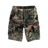 Mäns shorts Summer American Multi-Pocket Camouflage Overalls Shorts Men's Fashion Retro Casual Five-Point Pants Loose Woven Pants 230511