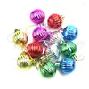 Dekoracje świąteczne 12pcs DIY Tree Balls Bombs Ornament Dekoracja Święta plastikowa dla dzieci Prezenty Prezenty Przyjęcie Work Wśród rzemiosło