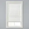 Better Homes Gardens 2-inch Cordless Faux Wood Horizontal Window Blinds, White, 34X72