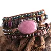 Chain RH Designer Fashion Boho Bracelet Handmade Mixed Natural Stones Charm 5 Strands Wrap Bracelets Women Gift DropShip 230511