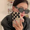 Frames Premium ins Oval Sunglasses 2023 New Fashion Girl Black Mesh Red sunglasses