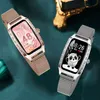 New Women's Watch H8plus Intelligent Bracelet Multifunctional Heart Rate and Blood Pressure Monitoring Physiological Cycle Music Watch