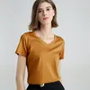 Bluzki damskie Wysokiej jakości 19 kolor s-4xl zwykła koszulka kobiet bawełna podstawowe koszulki v szyja samica topy z krótkim rękawem T-shirt