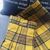 Skirts XS - 5XL England Style Casual Women Skirt Black Yellow Plaid Pleated Skirts Shorts High Waist Plaided Mini Skirt 230511