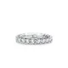 Cluster S925 Sterling zilveren verloving voor hartdiamant bruiloft