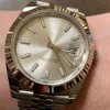 AAA 3A Kalite Rolexs Datejust Band 41mm Erkekler Safir Camı Orijinal Yeşil Kutu 1263340 Otomatik İzle Rolexwatch0888