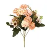 Fleurs décoratives Simulation Bouquet Joy Pingpong Décoration de la maison Fleur Fête Mariage Fête des Mères Cadeau Artificiel