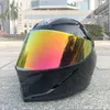 Motorcycle Helmets 2023 Arrival Fashion Carbon Decals Full Face Red Gold Lens Unisex Cascos Para Moto Motorbike