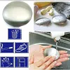 Forma oval de aço inoxidável sabonete mágica eliminando odor cheiro de limpeza de cozinha barra de cozinha hand hand odor removedor de tamanho pequeno