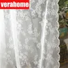 Rideau européen blanc dentelle voilages pour salon chambre fenêtre tulle rideau rideaux serape décor à la maison 230510