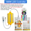 Bande lumineuse à corde LED RVB, AC 110V SMD 5050 LEDs Télécommande Multicolore Changeante Bande lumineuse flexible étanche pour intérieur extérieur Décoration de Noël oemled