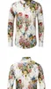 New Arrival Autumn Big Flower Digital Printing Men's Long Sleeve Shirt Pretty Comfortable Fashionable Men's Clothing Size M-4XL