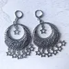 Boucles d'oreilles pendantes Tribal Dangly Stars Boho Hangers Goth Witch Style Pagan