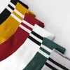 Skarpetki sportowe 2023 Brand Striped Sport Cycling Running Socks Mężczyznę Skarpetki sportowe kempingowe pieprzenia się wspinaczki P230511