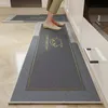 Mattor 2 stycken anti slip cartoon kök matta lång remsa sovrum vardagsrum mattan absorbera vatten kök mattor hållbar ingångsdörr matta 230511